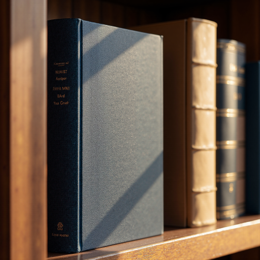 四十五岁左右男性头像，穿深灰色西装，蓝色衬衫，书架背景，专业学者形象，严肃专注表情，室内灯光